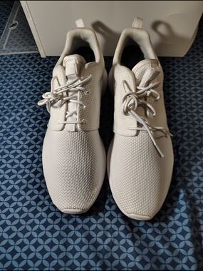 Nike Men's Lightweight Knit Running Shoes - Cream/Off-White